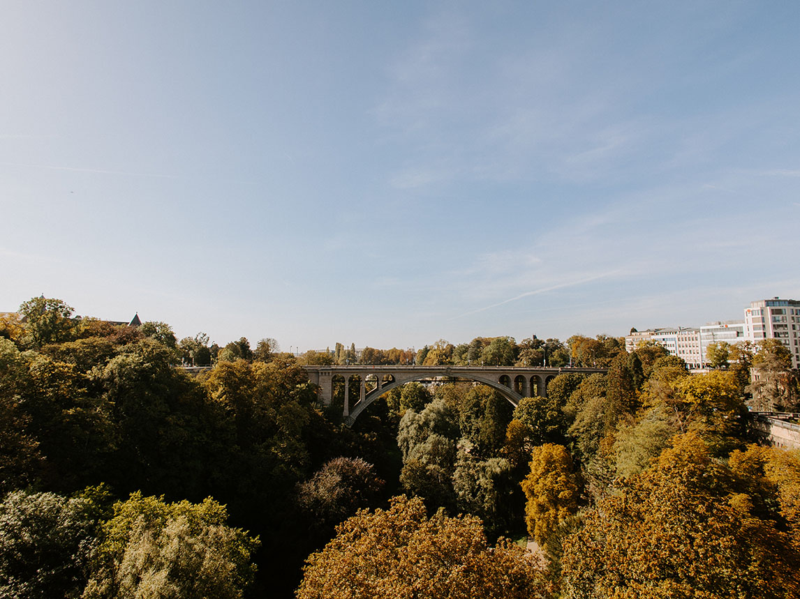 The Adolphe Bridge in Luxembourg City